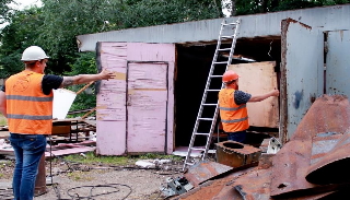 Демонтаж гаражей в Таганроге, цена от 1770 руб. – услуги под ключ от 2Землекопа-Тгн